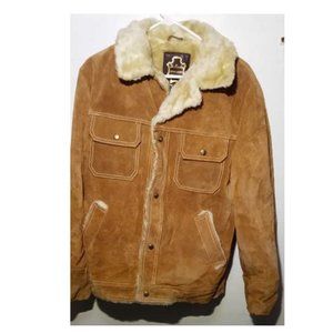 Vintage "The Rancher" Leather Suede Jacket 1970s G